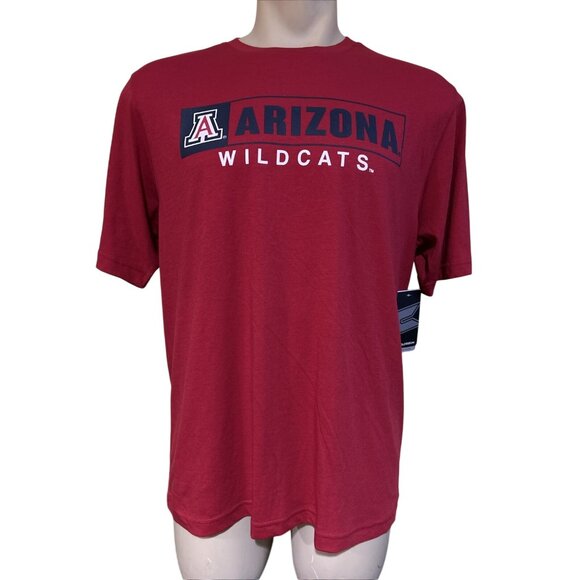 NEW Arizona Wildcats Colosseum Red Performance Shirt Men's L - Picture 1 of 8